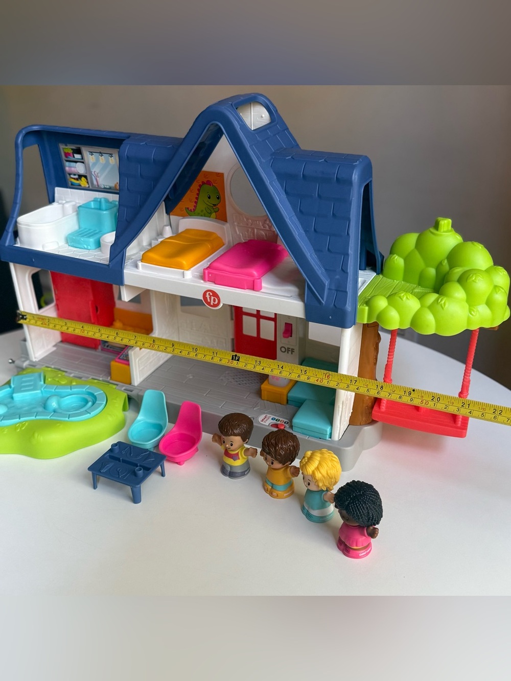 Fisher-Price Little People Friends Together Interactive Play House Lights Sounds - Picture 4 of 12